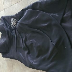 Black heart-shaped dress